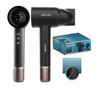Cecotec Asciugacapelli Compatto Potente IoniCare Rockstar Nano IonTech. 1600W, Motore Brushless 11000 rpm, Funzione Plasma, 3 Temperature, 3 Velocità, Display Visore, Bocchetta Magnetica