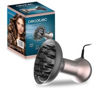 Cecotec Asciugacapelli Diffusore IoniCare MagiCurls Grey. 800W, 3 temperature, 2 velocità, tecnologia agli ioni per eliminare l'effetto crespo, diffusore a 17 punte, cavo girevole a 360° da 1,6 m