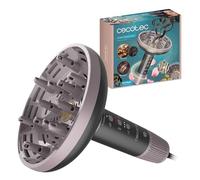 Cecotec Asciugacapelli Diffusore Ricci XXL DryWave Nébula Black. 1300W, Olio di Argan e Cheratina, Motore Brushless, PlasmaTech Anticrespo, Modalità Soft, 3 Velocità e Temperature, 12 Denti