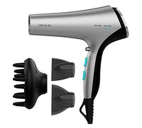 Cecotec Asciugacapelli Ionicare 5320 Flashlook Black Potenza 2200W Ioni Reali, 2 Ugelli, Diffusore, Haircare, Funzione Aria Fredda, 2.5m Cavo, 3 Temperature, 2 Velocità (Nero)