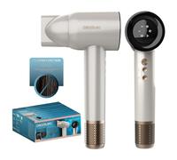 Cecotec Asciugacapelli Ionicare Rockstar Nano Iontech Champagne. Dc 2400W Con Motore Professionale, Tecnologia Ionica, Beccuccio Di Precisione, Diffusore, Funzione Aria Fredda E Pro Style