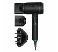 Cecotec Asciugacapelli Ionico Bamba IoniCare 6000 RockStar Ice. Motore digitale, Diffusore, 1800 W di potenza, Che idrata i capelli e Gli accessori magnetici.