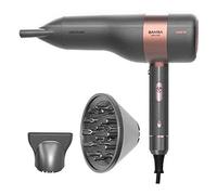 Cecotec - Asciugacapelli Ionico Bamba Ionicare 6000 Rockstar Vision. Motore Digitale, 2000 W Di Potenza, Con Display Lcd, Ione Reale, 5 Impostazioni D