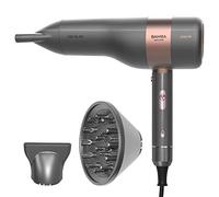Cecotec Asciugacapelli ionico IoniCare 6000 RockStar Vision Motore digitale, potenza di 2000 Watt, display LCD, Ioni reali, 5 impostazioni di temperatura, funzione aria fredda, IoniCare 6000