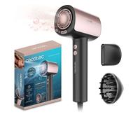 Cecotec Asciugacapelli Ionico Professionale con Diffusore DryGlam Nano PlasmaDry. BLDC Motore Brushless 1600W e 110.000RPM, Ioni Positivi/Negativi, Frizz Neutralizzato, Plasma, 3 Velocità, 2 Accessori