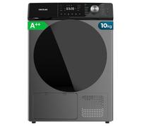 Cecotec Asciugatrice a Pompa di Calore 10 kg Bolero Dresscode Dry 10350 Steel, 14 Programmi, Basso Consumo, Asciugatura Automatica, Funzione Spa Care, Stiratura Facile, 4 Livelli di Intensità