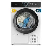 Cecotec Asciugatrice a Pompa di Calore 8Kg Bolero Dresscode Dry 8180.650W 15 Programmi, 3 Livelli di Asciugatura, SpaCare, Antipiega, Accessorio Scarpe, Bianca, Risparmio Energetico