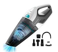 Cecotec Aspirabriciole Senza Fili Conga Rockstar Hand 8.4 V. 50 W, Senza Sacchetto, Solidi e Liquidi, Autonomia 20 Minuti, Potenza di Aspirazione 4,5 Kpa, Filtro ad Alta Efficienza, 500 ml