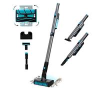 Cecotec Aspirapolvere Scopa Elettrica Senza Fili Portatile Ultraleggero Scoba 2100 Twice, 210W, 20Kpa, Motore Brusless, Auton 45Min, Testa Motorizzata Omnidirezionale Doppia Spazzola, 2 Accessori