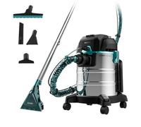Cecotec Aspirapolvere Solidi, Liquidi, Tappezzerie e Tappeti con Cavo Conga CarpetClean 20000 MAX. 1400W, 22Kpa, Serbatoio Acqua Pulita 4L e Sporco 20L, Filtro HEPA, Raggio d'Azione 7m
