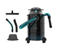Cecotec Aspiratore di Cenere 30L Conga Ash 6000 Easy Go Home XL. Potenza 1500W, Aspirazione 21kPa, Tubo rivestito in metallo, Ruote e manico per trasporto, Cavo da 6m