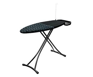 Cecotec Asse da stiro StrongBoard 100 Boracay. Superficie 110 x 33 cm, fodera 100% cotone, alta resistenza al calore, rivestimento ignifugo, fino a 5 kg, altezza 89 cm, design con grande stabilità.