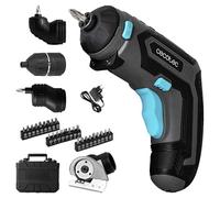 Cecotec Avvitare Elettrico Compatto PowerGyro 3500 Total Set. 4V 1500mAh, 4 Cabezali Intercambiabili, 200rpm, Coppia 6Nm 10 Posizioni, LED, Ergonomico, Valigetta Inclusa per Lavoro Comodo e Sicuro