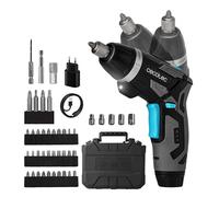 Cecotec Avvitatore 2in1 Batteria PowerGyro 4000 Light. 3,6V, 1500 mAh200rpm, Coppia di Serraggio Regolabile di 6 Nm, Mandrino 1/4"(6,35 mm) Hex, Luce LED Integrata e Posteriore, Valigetta e Accessori