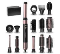 Cecotec Spazzola lisciante da viaggio InstantCare 400 Travel Brush, Rivestimento in ceramica, Temperatura massima 190º, Liscia senza togliere volume, Cavo 360º, Indicatori LED