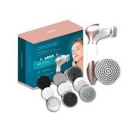 Cecotec Spazzola detergente viso massaggiatore e portatile FaceCare TotalClean. 9 teste per viso, corpo e piedi con rotazione a 360°, design ergonomico e borsa da viaggio