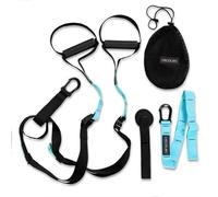 Cecotec Bande Elastiche Fitness, Elastici Palestra Drumfit TST Total Suspension Trainer. Cinghia di Sospensione Fullbody, Corda 1m, Diametro 3,5 cm, Peso Max 200Kg, Impugnature Ergonomiche