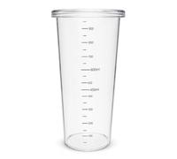 Cecotec - Bicchiere per frullatore a mano, 900 ml, bicchiere dosatore da cucina, compatibile con frullatore Braun, Cecotec - Caraffa dosatrice in plastica senza BPA