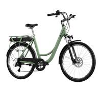 Cecotec Bicicleta Elettrica da Città City. Autonomia di 80 km, Batteria da 468 Wh, Sospensione Anteriore, Cambio Shimano a 6 Velocità e Doppio Freno a Disco.