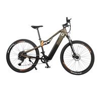 Cecotec Bicicletta elettrica da montagna 29" Supreme. 120 Km di autonomia, doppia sospensione, cambio Cues a 10 velocità e doppio disco freno idraulico Tektro