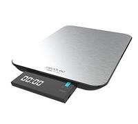 Cecotec - Bilancia da cucina digitale Cook Control in acciaio inox, display LCD retroilluminato con tecnologia WaterProof