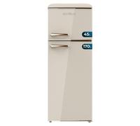 Cecotec Bolero CoolMarket 2D Origin 215 Beige E Frigorifero a due porte Retro E Beige