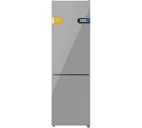 Cecotec Frigorifero Combinato Bolero CoolMarket Combinato 250 Grey Glass E. 180cmx55cm, 250L, Total No Frost, Classe E, Multi Air Flow, Fast Cooling, Humidity Box, allarmi porta aperta