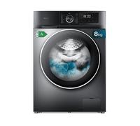 Cecotec Lavadora 8 Kg Carga Frontal Bolero Dresscode 8500 Inverter Steel A. 1900 W, 1400 rpm, Motor Inverter Plus, Bajo Consumo, 16 Programas, SteamMax, Delay Start, Acero