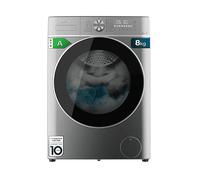 CECOTEC Bolero DressCode 8800 LAVATRICE, Caricamento frontale, 8 kg, 16 programmi, Profondità 52 cm, Giri 1400 rpm, Acciaio, Nero, livello rumorosità centrifuga 61 dB(A