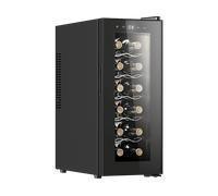 Cecotec Cantinetta Vino Bolero GrandSommelier 1250 CoolCrystal. 12 Bottiglie, Raffreddamento Termoelettrico, LED, ideale per conservare i tuoi vini alla temperatura perfetta.