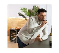 CECOTEC Bolero GrandSommelier 2050 CANTINETTA VINO, 0 bottiglie, 4 ripiani, dimensoni: L 43,0 cm, A 64,8 cm, P 45,0 cm, temperatura minima 5 °C, Argentato