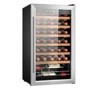 Cecotec Bolero grandsommelier 34030 inox compressore, 80 l, raffreddamento a compressore, temperatura regolabile da 5 a 18°C, controllo touch, Display, LED interno.