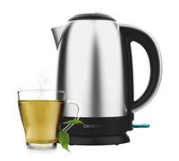 Cecotec Bollitore Elettrico da 1,7L Thermosense 200 Steel. 2200W, Corpo in Acciaio Inossidabile, Base Girevole 360º, Manico Ergonomico a Tocco Freddo, Indicatore Luminoso, Doppio Sistema di Protezione
