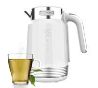 Cecotec Bollitore elettrico ThermoSense 600 Touch White da 1,7 l. 2200 W, senza BPA, acciaio inossidabile e plastica di massima qualità, luce LED e luce di funzionamento, base a 360 gradi
