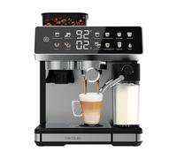 Cecotec Caffettiera Express Barista Power Espresso 20 Barista Grind & Latte. 1350 W, 20 bar, smerigliatrice conica, 2,6 l serbatoio acqua, 100 g caffè e 500 ml latte, schermo tattile, autopulizia