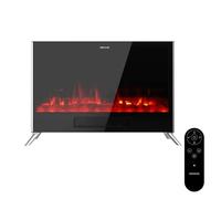 Cecotec Caminetto Elettrico con Telecomando ReadyWarm 7500 3in1 Total Flames. 1500W, 2 Modalità, Termostato, Effetto Fiamma, Timer, Sicurezza, Convezione, Calore Rapido ed Efficiente