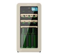 Cecotec Cantina da vino 18 Bottiglie Bolero GrandSommelier Origin 18 Hit Beige. Cantina per vino retrò, beige, 18 bottiglie, NoFrost, 5-20 ºC, LED, compressore, ripiani in legno