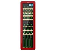 Cecotec Cantina da vino 30 Bottiglie Bolero GrandSommelier Origin Duo 30 Hit Red. Cantina per vino retrò, rosso, 30 bottiglie, doppia zona 5-12 ºC e 12-20 ºC, NoFrost, LED