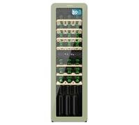 Cecotec Cantinetta 30 Bottiglie Retrò Bolero Grandsommelier Origin Duo 30 Hit Green. Finitura Verde Con 2 Zone Di Temp. (5-12ºC, 12-20ºC), Controllo Led, NoFrost, Ripiani In Legno, Luce Interna