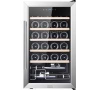 Bolero GrandSommelier 2450 Cantinetta nera e Inox 24 bottiglie sistema di raffreddamento a compressore temperatura regolabile