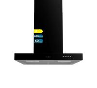 Cecotec Cappa Estrattore 60 cm Bolero Flux TM 606500 Black A Motore 165 W