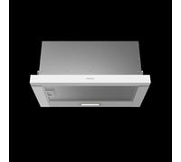 Cecotec Cappa Cucina Telescopica Flux Tlm 603500 White A. Motore da 70 W, potenza di aspirazione 60 cm, 350 m3/h, controllo meccanico, 2 livelli di potenza, luce e filtro al carbone, finitura Bianco