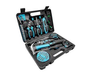 Cecotec Cassetta Porta Utensili, Valigetta Porta Attrezzi Cecoraptor 4200 Toolbox. Chiusura a Bottone, Design Compatto e Manico Ergonomico, Cacciaviti, Martelli, Pinze, Nastro Metrico, 31 x 22,5 x 7cm