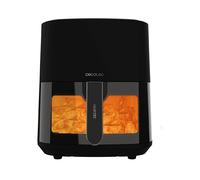 Cecotec Friggitrice ad Aria Cecofry Fantastik Window 5500. Air Fryer 1500W, Capacità 5,5L, Tecnologia PerfectCook, 9 Modalità di Cottura, Touch, Regolabile 80-200°C, Finestra, Cottura 60M