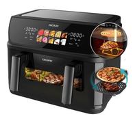 Cecotec Cecofry&grill Duoheat 10000 Friggitrice Ad Aria Doppia Resistenza 10 Litri 2800 W Due Cestelli a Doppia Temperatura