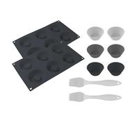Cecotec Cestino Per Friggitrice Ad Aria In Silicone Cecofry Sweetbake Xl Pack Accessories. Alta Qualità, Privi Di Bpa, Pennelli In Silicone, Compatibili Con Friggitrici Ad Aria Da 9L, Antiaderente