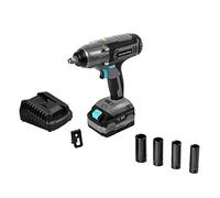 Cecotec Chiave a impatto senza cavi CecoRaptor Perfect Impact 4020 Ultra,Batteria 20 V e 4000 mAh,velocità senza carica 2300 giri/min,Rapporto d'impatto 3000 bpm,Torco max 400Nm,Portapunte,multicolore