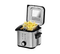 CECOTEC Cleanfry Infinity 1500 Freidora con aceite, capacità 1,5 l, Max potenza 900 W, da 45 °C a 190 °C, Grigio