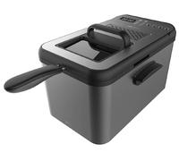 CECOTEC Cleanfry Luxury 4000 Dark Friggitrici, capacità 4,2 l, Max potenza 2740 W, 5 programmi, da 120 °C a 230 °C, Grey
