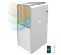 Cecotec Climatizzatore Portatile ForceClima 12850 Style Heating Connected. 12000 BTU, copertura 28 m2, tattile, pompa di calore, schermo a LED, 5 modalità, Timer, Estate/Inverno, Controllo Wi-Fi